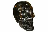 Polished Tiger's Eye Skull - Crystal Skull #111803-2